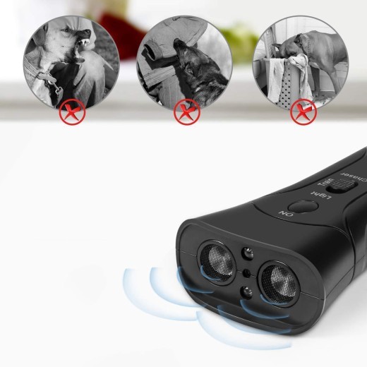 Entrenador láser para perros con doble cuerno
