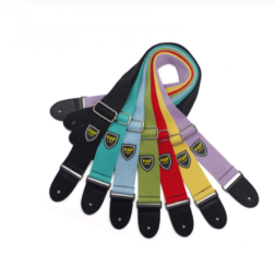 Accesorios para instrumentos correa de guitarra fábrica algodón puro