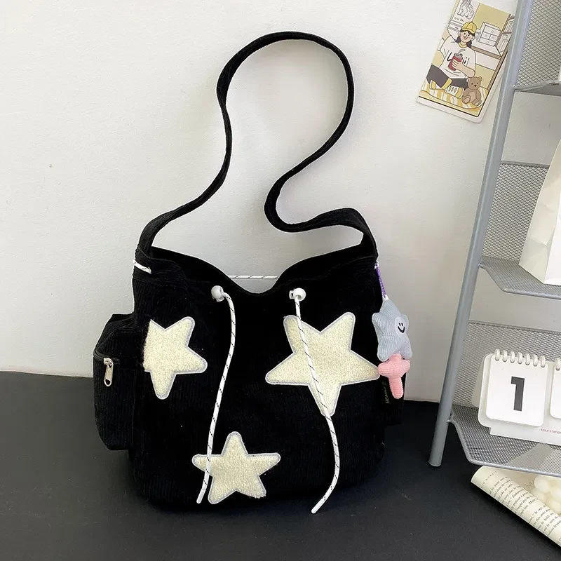 Bolso bandolera casual con estrella de cinco puntas