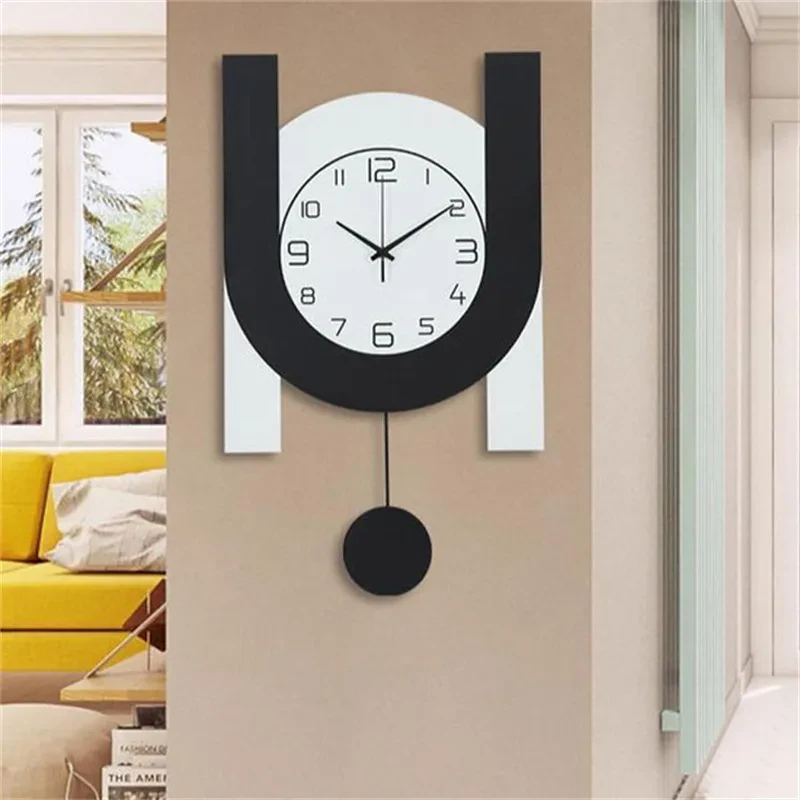 Reloj de pared Creative Fashion Home Net Red No Punch Now