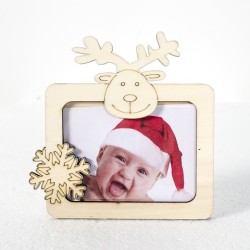Marco de fotos navideño para niños