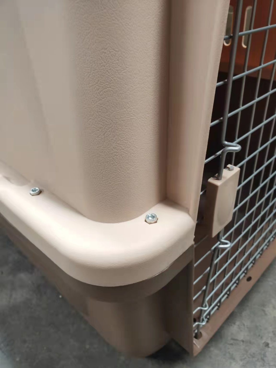 Transportín para mascotas PP 50 aprobado por aerolíneas, extragrande, 81 x 57 x 59 cm, con ruedas