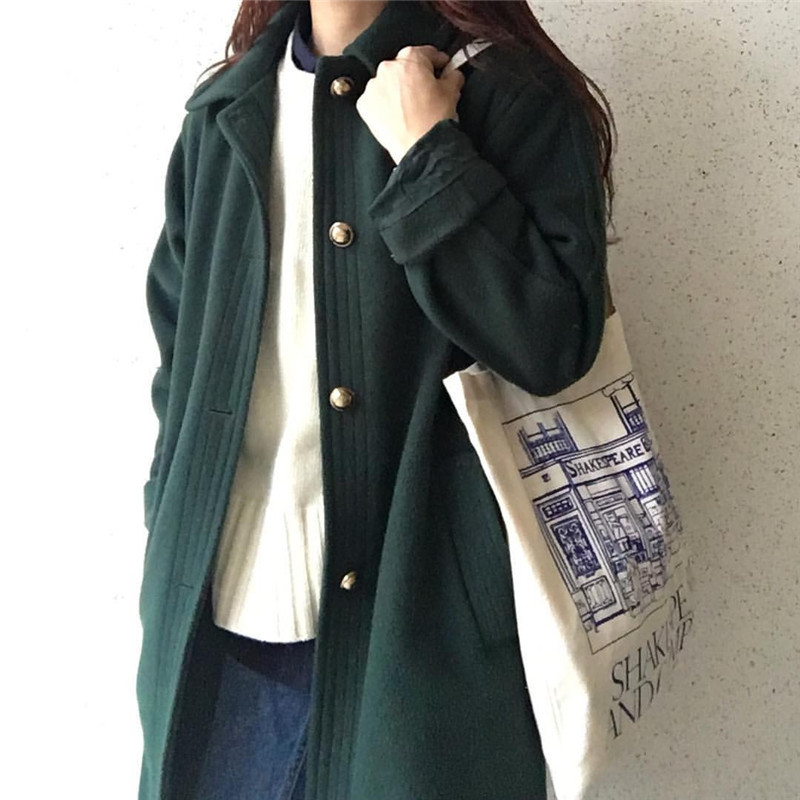 Bolso de lona estampado, bolso de mano, bolso de hombro, bolso de lona