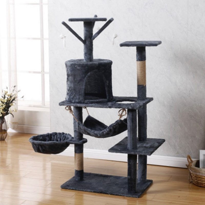 Rascador para gatos con ratón (125 cm)
