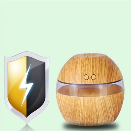 Humidificador doméstico con vetas de madera