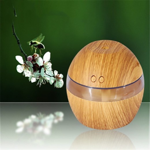 Humidificador doméstico con vetas de madera