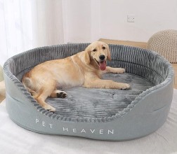 Cama cómoda para perros XL 100 x 82 x 26 cm