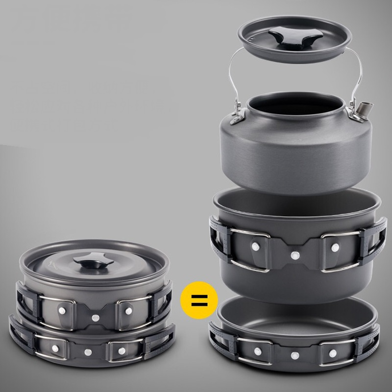 Nueva combinación de estufa portátil para acampar al aire libre