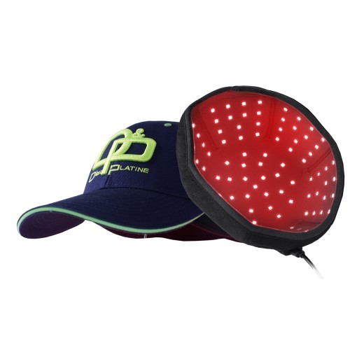 Gorra con visera para el crecimiento del cabello con luz infrarroja para el cuidado del cabello