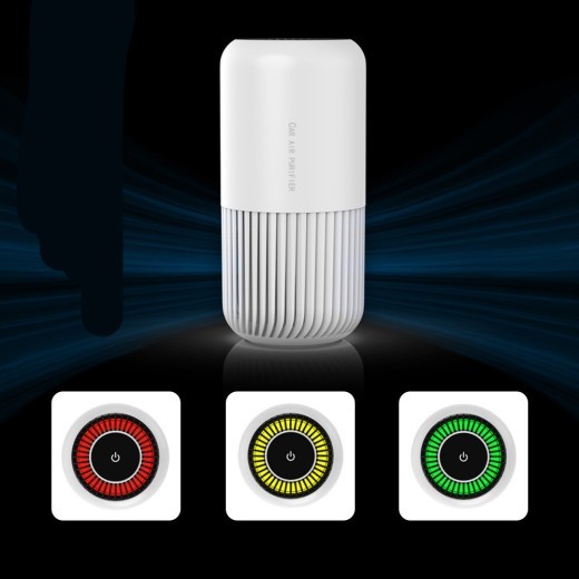 Purificador de aire de escritorio para el hogar, pantalla inteligente