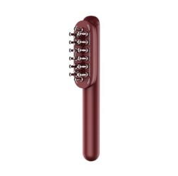 Peine de RF con luz de color y microcorriente para el cuidado del cabello, instrumento de masaje para cabello denso