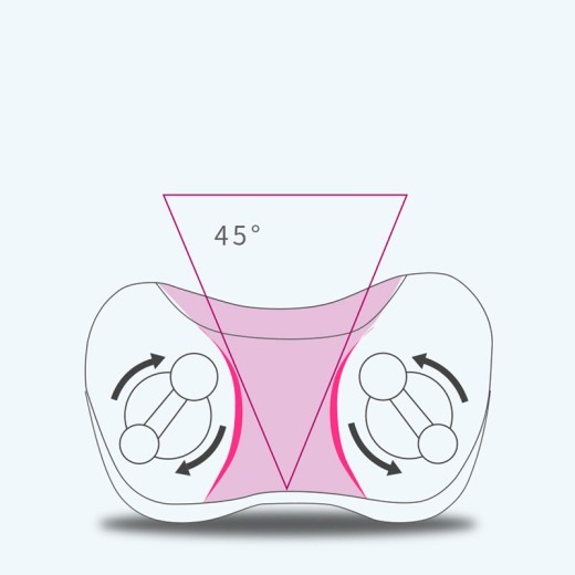 Almohada de masaje para coche, dispositivo de masaje cervical con amasado y calefacción