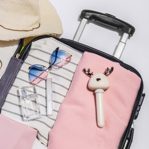 Nuevo humidificador portátil de agua sin tanque, diseño creativo, mini atomizador de asta pequeña, USB, rehidratación negativa, integrado.