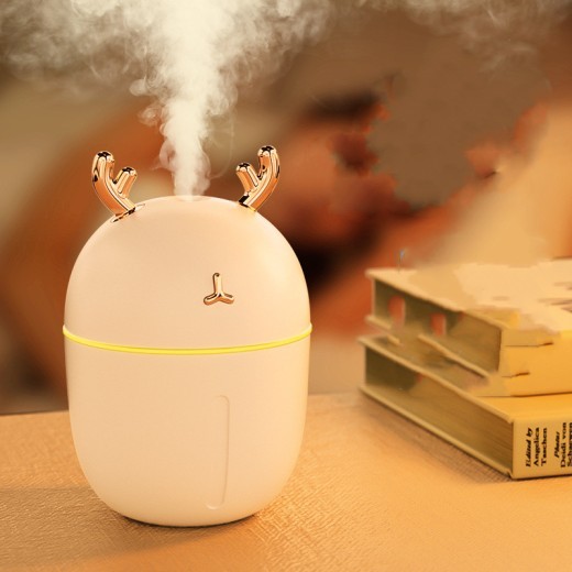 Humidificador pequeño para el hogar, USB, silencioso, portátil, mini, bonito, de red, rojo, para embarazadas, bebés, con aire acondicionado, para habitación vacía.