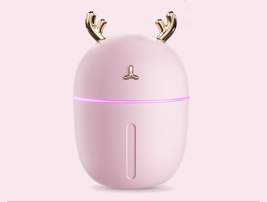 Humidificador pequeño para el hogar, USB, silencioso, portátil, mini, bonito, de red, rojo, para embarazadas, bebés, con aire acondicionado, para habitación vacía.
