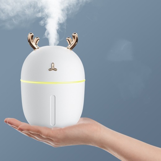 Humidificador pequeño para el hogar, USB, silencioso, portátil, mini, bonito, de red, rojo, para embarazadas, bebés, con aire acondicionado, para habitación vacía.