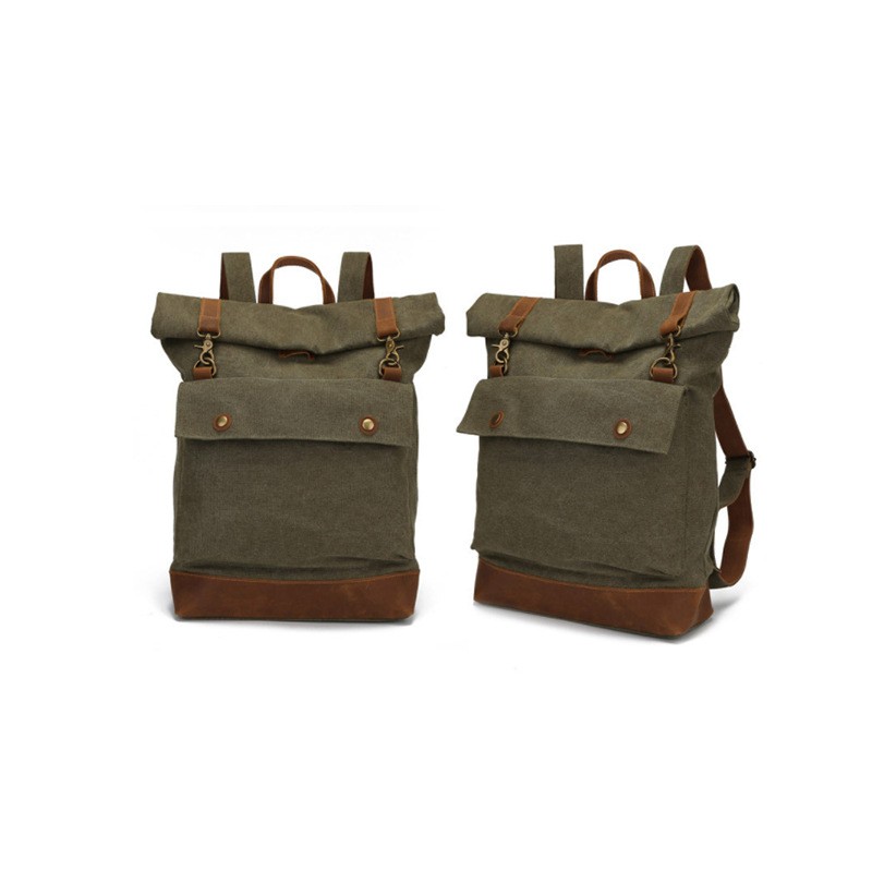 Mochila enrollable de un solo hombro