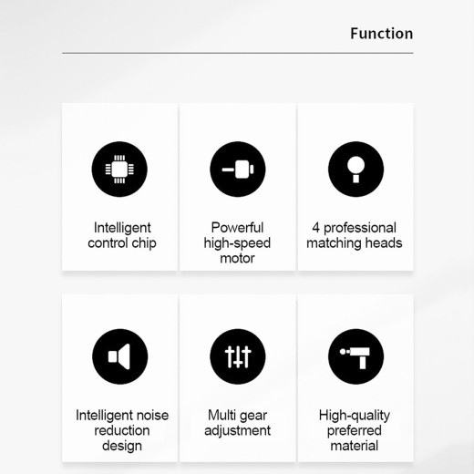 Pistola de masaje muscular