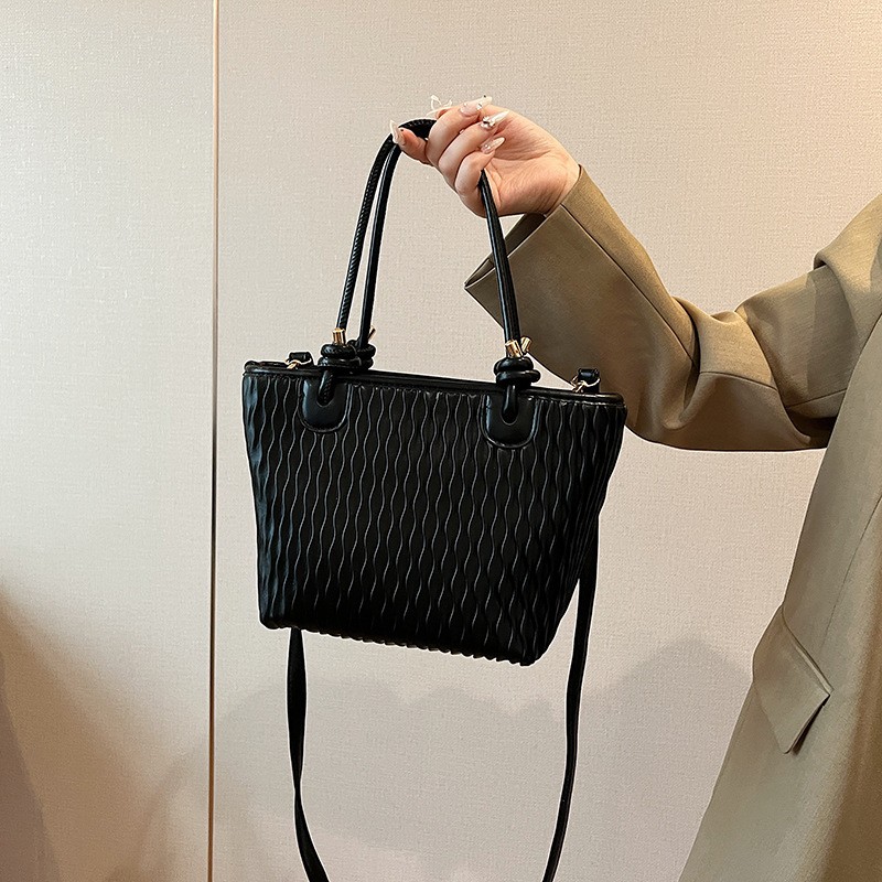 Bolso bandolera informal sencillo con textura avanzada para mujer