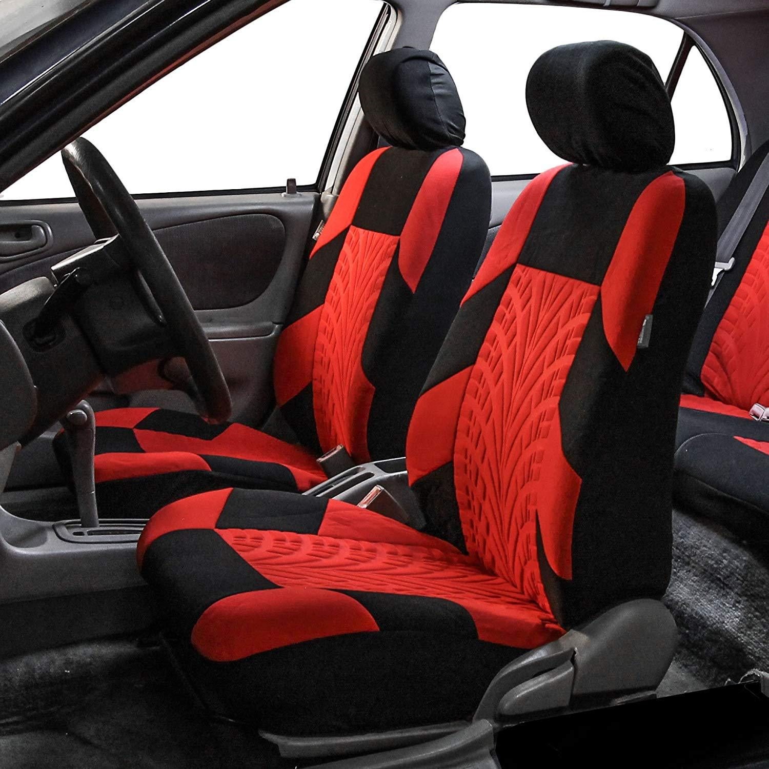 Funda de asiento de coche de 5 plazas, protector de cojín de poliéster
