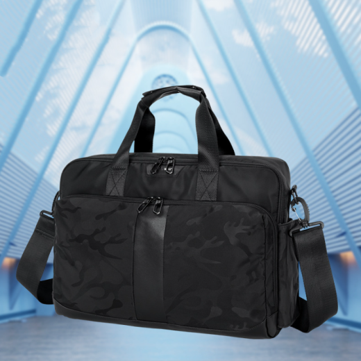 Bolso de mano para hombre, de tela Oxford, de gran capacidad, bandolera de un solo hombro.