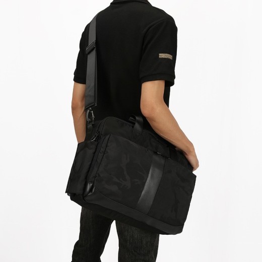 Bolso de mano para hombre, de tela Oxford, de gran capacidad, bandolera de un solo hombro.