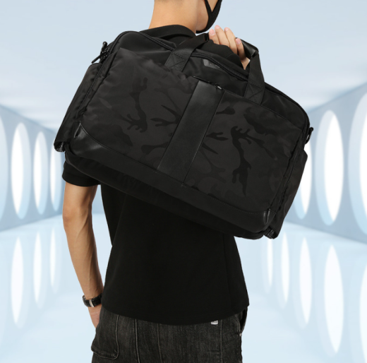 Bolso de mano para hombre, de tela Oxford, de gran capacidad, bandolera de un solo hombro.