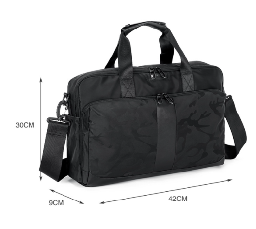 Bolso de mano para hombre, de tela Oxford, de gran capacidad, bandolera de un solo hombro.