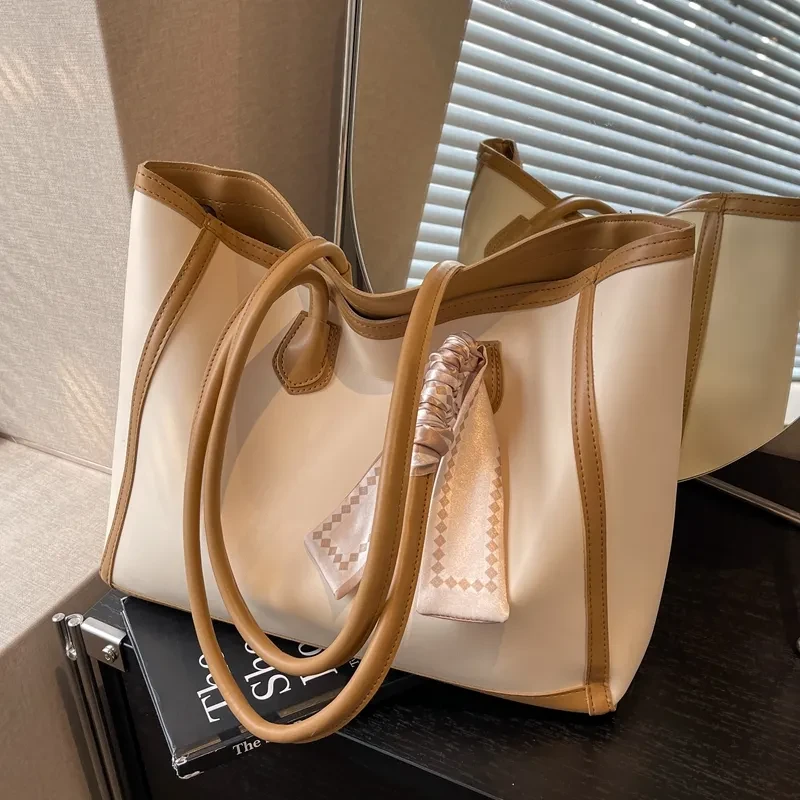 Bolso de hombro tipo tote para mujer, combinable con todo