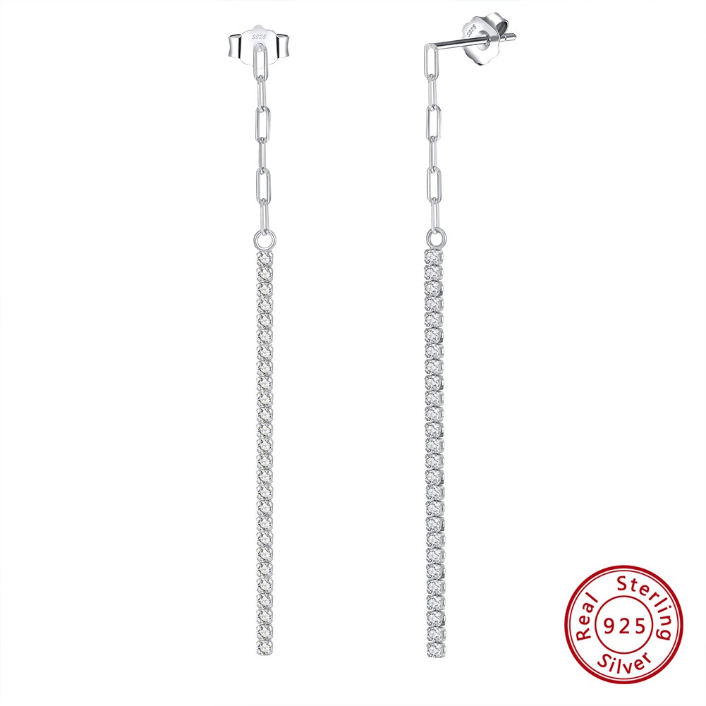 Pulsera de tenis con cadena de clip chapada en oro de 14 quilates de ORSA JEWELS