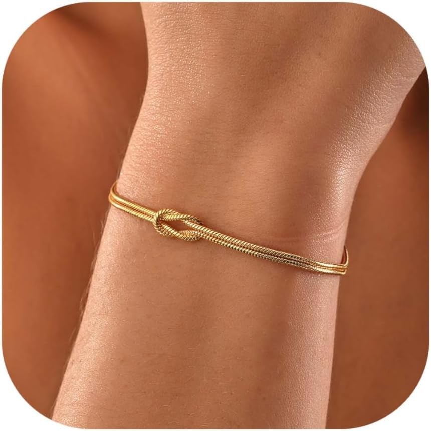 Pulsera de nudo de amor para mujer