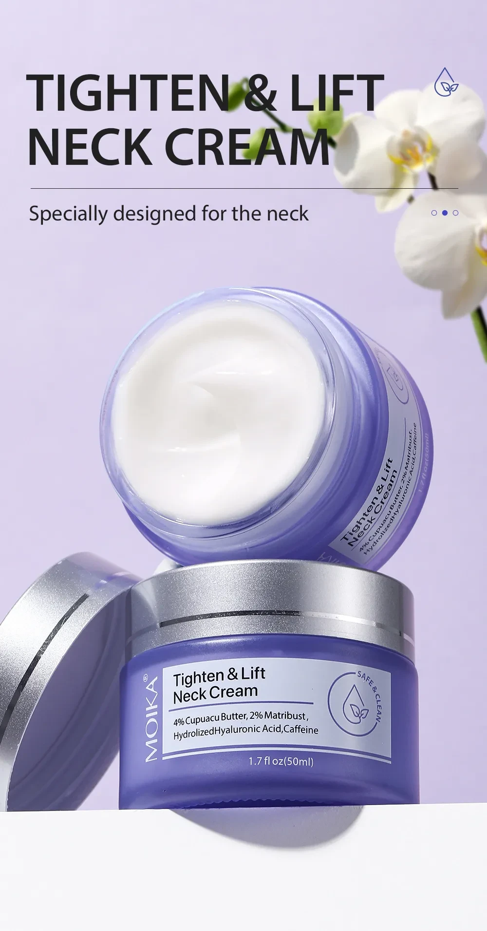 Crema reafirmante antienvejecimiento NeckLift