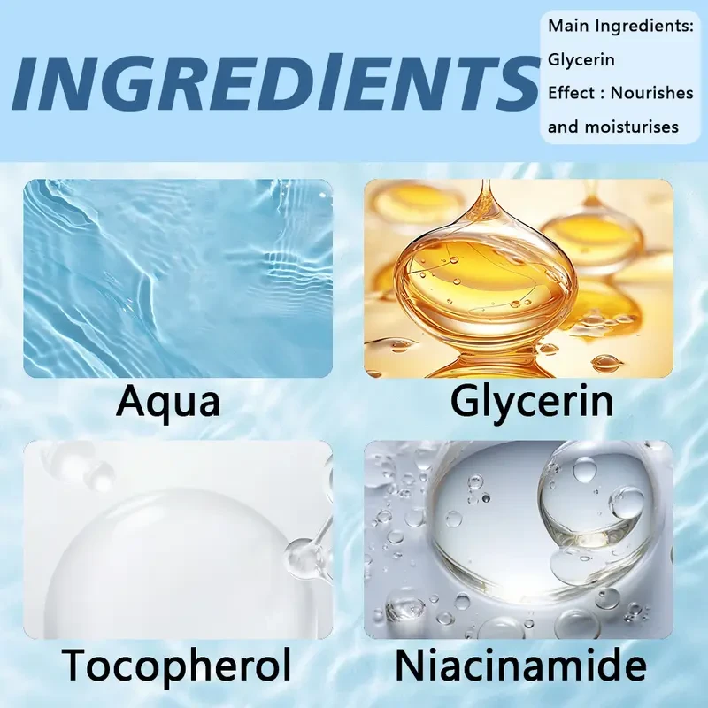 Suero facial 4 en 1: hidrata, reafirma y atenúa las líneas de expresión. Con ácido hialurónico, niacinamida y vitamina C.