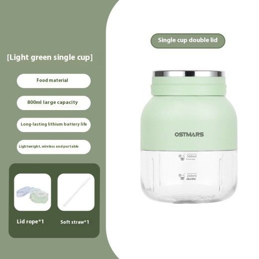 Exprimidor portátil OSTMARS, pequeño, automático, para el hogar, con taza de 1200 ml