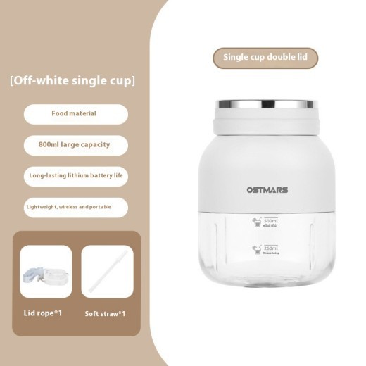 Exprimidor portátil OSTMARS, pequeño, automático, para el hogar, con taza de 1200 ml