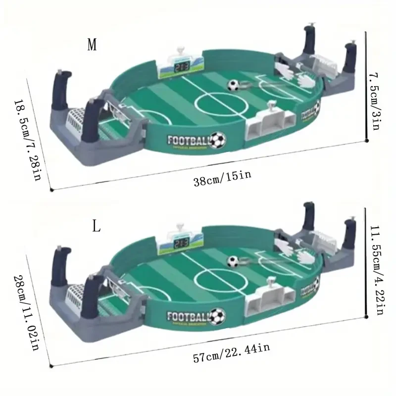 Juego de fútbol de mesa para 2 jugadores con 4 pelotas: ideal para divertirse en fiestas y estimular el cerebro. ¡Ideal para regalar en Navidad!