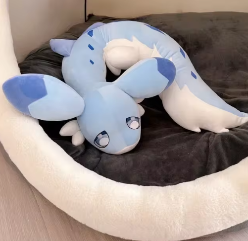 Muñeco de peluche Palworld de 120/180 cm, juguete azul de Palworld, peluche de gato, almohada de dibujos animados, juego periférico, juguete para niños adultos