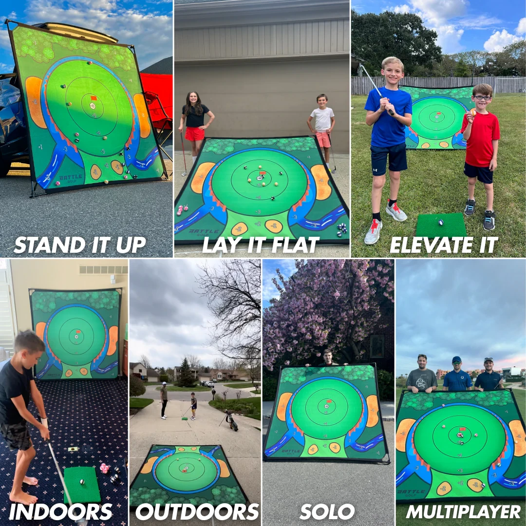 El campo de prácticas de golf de Battle