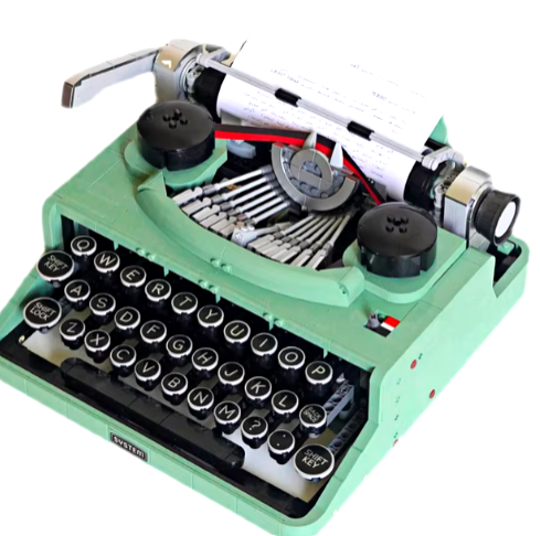 2079 piezas Ideas Retro Typewriter 21327 Bloques de construcción MOC Ladrillos de construcción Juguete Decoración del hogar El mejor regalo para niños