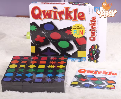 2024 Nuevos juguetes educativos para niños, ajedrez de madera Qwirkle, juegos interactivos para padres e hijos, juguetes para niños y adultos, regalos de Navidad