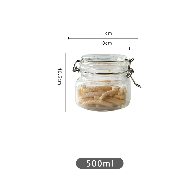 Round Glass Jar