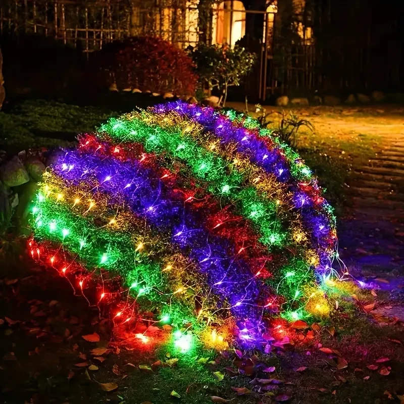 Luces solares de rejilla versátiles con 8 modos