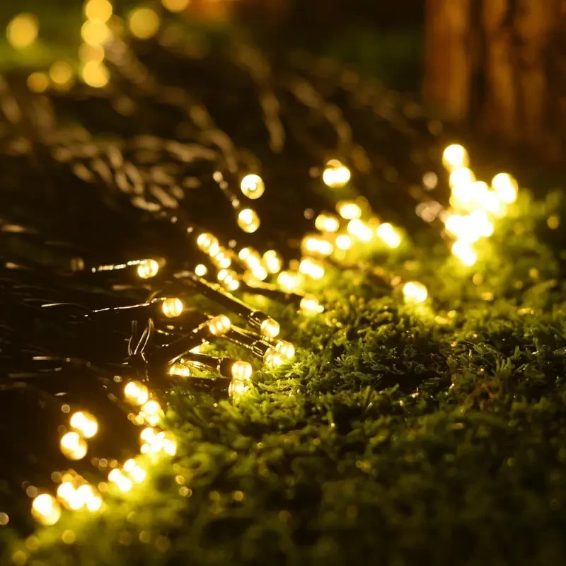 Cadena de luces LED con energía solar de 300 LED