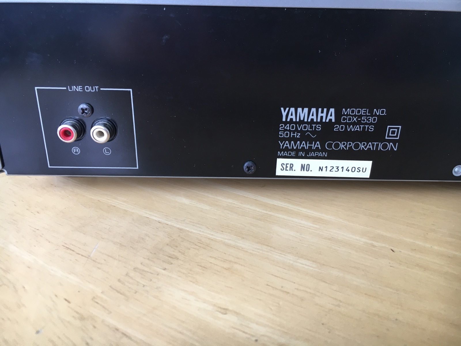 Reproductor de CD Yamaha