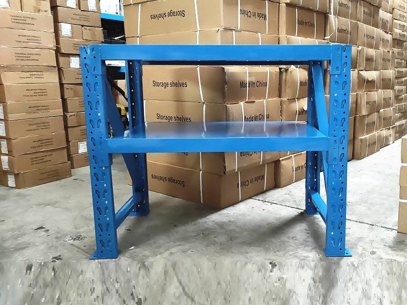 Estantes resistentes / Banco de trabajo 90 cm (alto) 100 cm (ancho) 60 cm (profundidad) AZUL