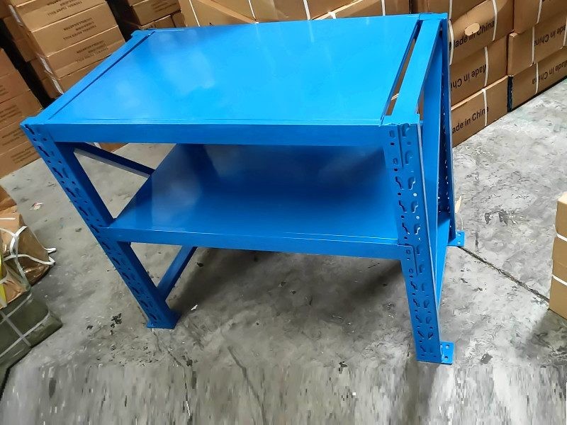 Estantes resistentes / Banco de trabajo 90 cm (alto) 100 cm (ancho) 60 cm (profundidad) AZUL
