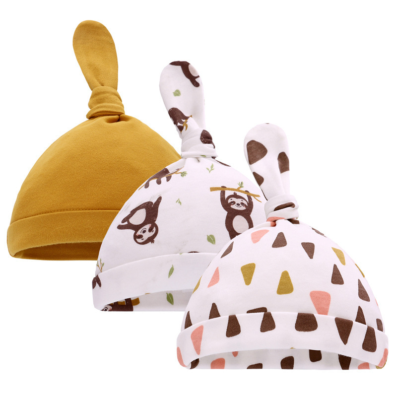 Gorro de bebé, gorro de tirar, productos finos para bebés de primavera y otoño