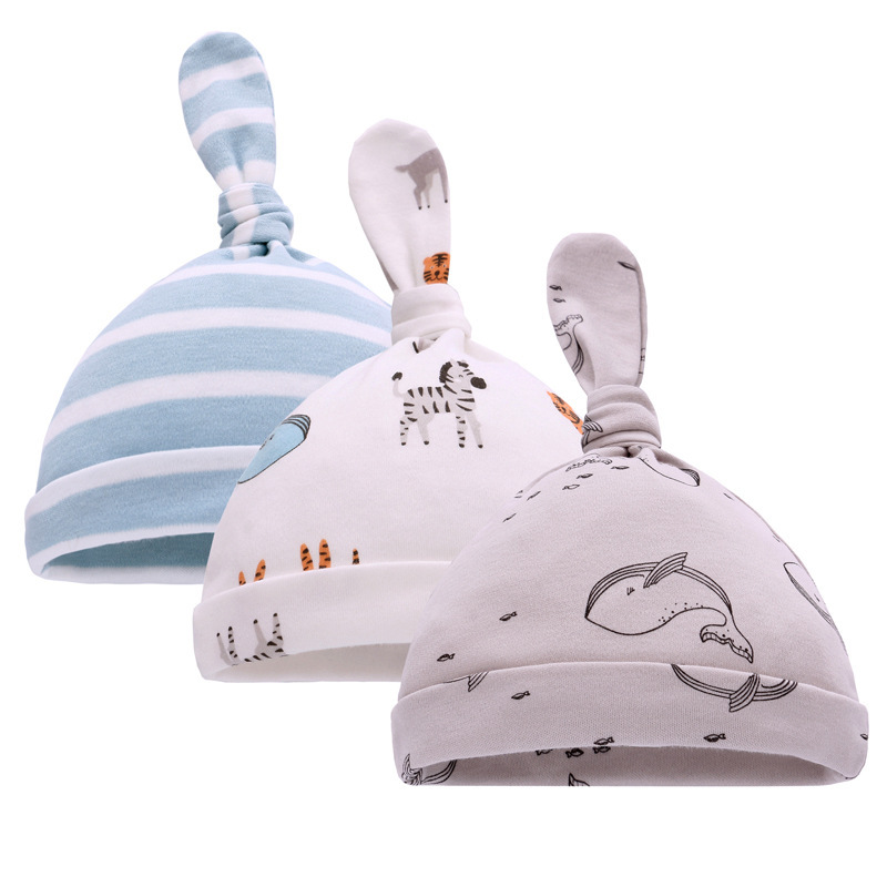 Gorro de bebé, gorro de tirar, productos finos para bebés de primavera y otoño
