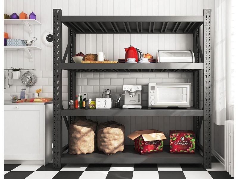 Estanterías de acero de alta resistencia para almacenamiento - 200 x 200 x 60 cm