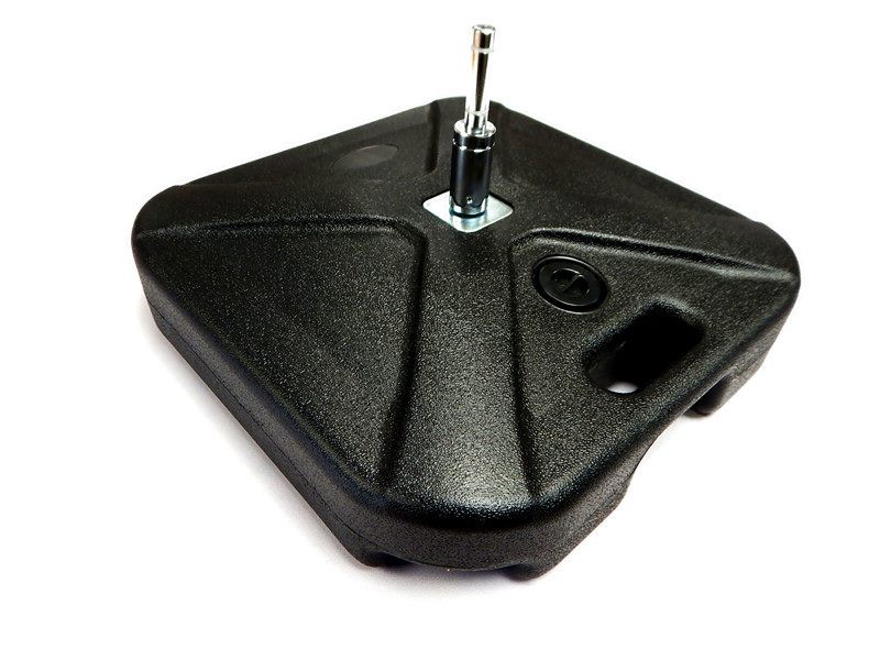Base giratoria para tanque de agua de 15 kg, base con bandera
